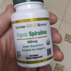 Viên uống California Gold Nutrition Organic Spirulina USDA Organic 500 mg 60 viên 6 Organic Spirulina3