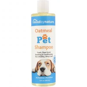 Sữa tắm cho chó mèo Mild By Nature, Oatmeal Pet Shampoo (355 ml)