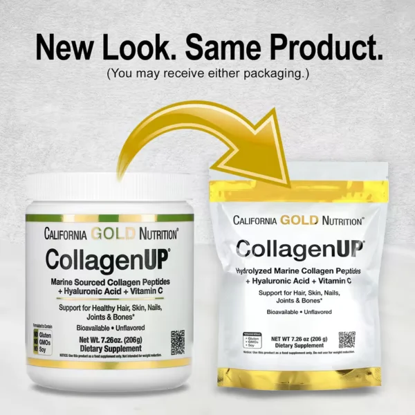 CollagenUP Hydrolyzed Marine Collagen Peptides with Hyaluronic Acid and Vitamin C2