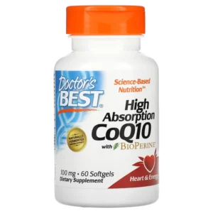 High Absorption CoQ10 with BioPerine, 100 mg hộp 60 viên của Doctor's Best