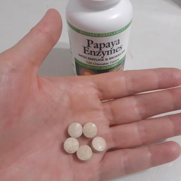 Papaya Enzymes with Amylase Bromelain2