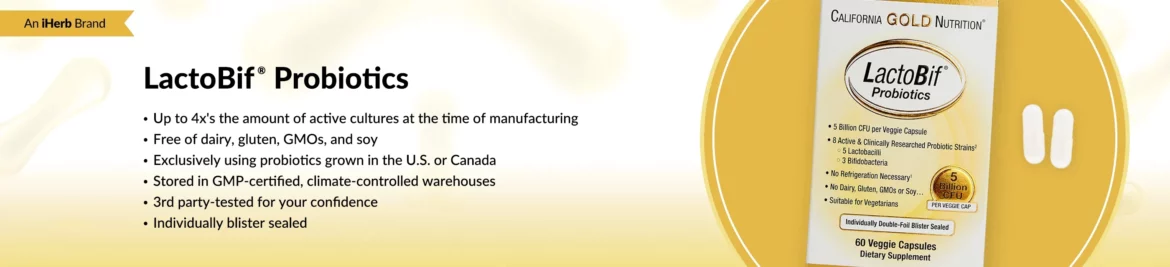 California Gold Nutrition thương hiệu thuộc sở hữu của iHerb. 1 california gold nutrition