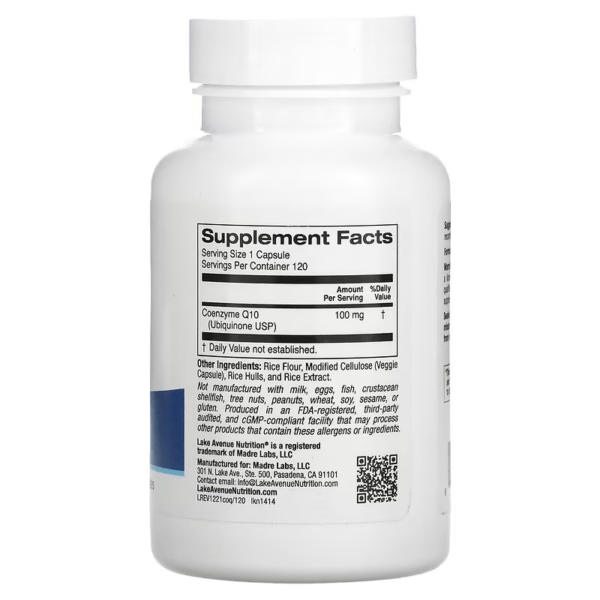 CoQ10 USP Grade 100 mg1