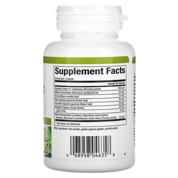 Eye Factors with 2 mg Lutein1