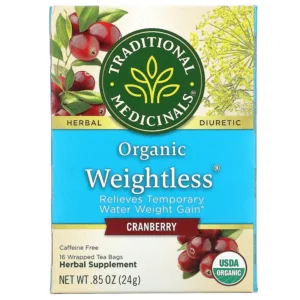 Trà nam việt quất lợi tiểu của Traditional Medicinals 16 túi, .85 oz (24 g)
