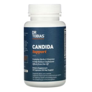 Candida Support của Dr. Tobias hỗ trợ thải độc và làm sạch cơ thể ( 60 Viên)