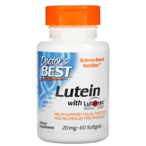 Lutein with Lutemax 2020, 20 mg hộp 60 Softgels của Doctor's Best