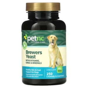 Brewers Yeast hỗ trợ da và lông cho chó lọ 250 viên nhai của petnc NATURAL CARE