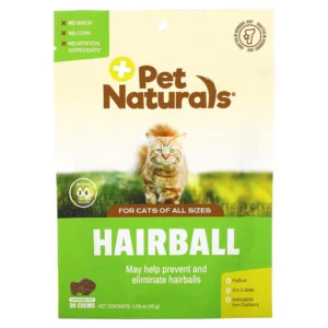 Hairball bóng lông cho mèo gói 30 viên nhai, 1,59 oz (45 g) của Pet Naturals