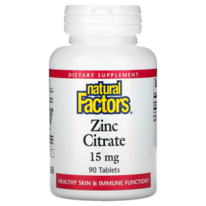 Zinc Citrate, 15 mg lọ 90 viên của Natural Factors