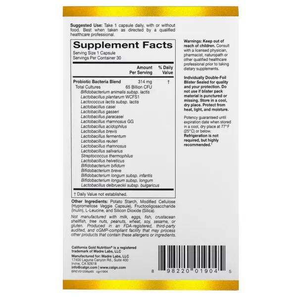 LactoBif 65 Probiotics02