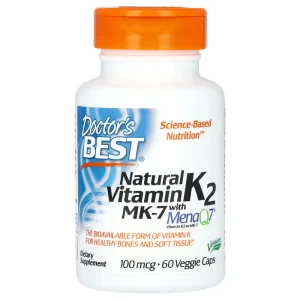 Doctor's Best có phải là một thương hiệu tốt không? 5 Vitamin K2 MK-7 với MenaQ7 100 mcg hộp 60 viên của Doctor's Best