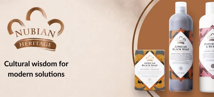 Nubian Heritage thương hiệu xà phòng đen châu phi tốt nhất. 3 Nubian Heritage