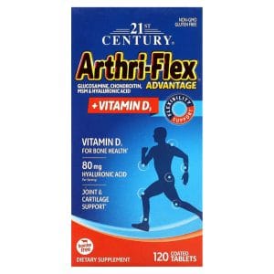 Arthri-Flex Advantage, Vitamin D3, 120 Coated Tablets của 21st Century