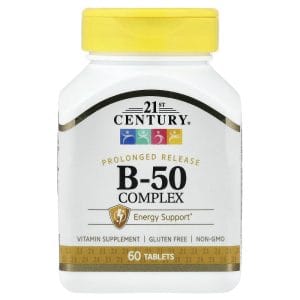 21st Century B-50 Complex Prolonged Release, 60 Tablets