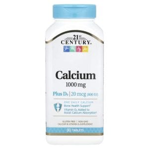 Calcium Plus D3, 90 Tablets của 21st Century