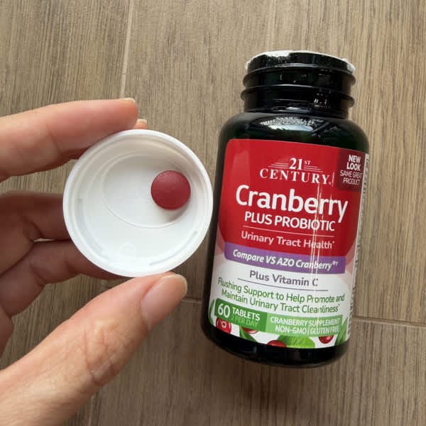 21st century cranberry plus probiotic 60 tablets
