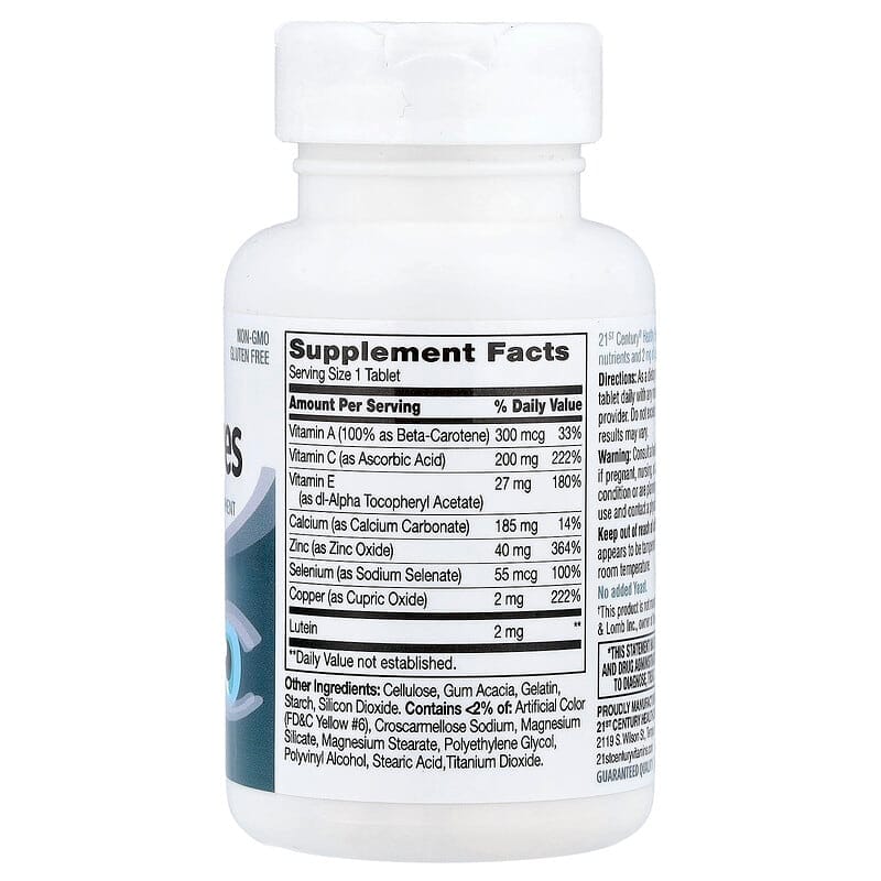 21st Century Healthy Eyes Lutein and Antioxidants 60 Tablets