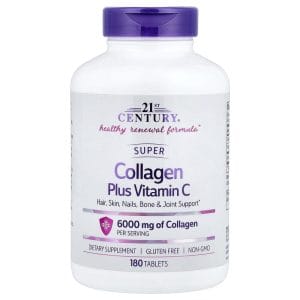 Super Collagen Plus Vitamin C, 180 Tablets của 21st Century
