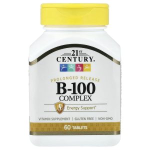 B-100 Complex Prolonged Release, 60 Tablets của 21st Century