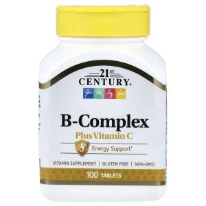 B-Complex Plus Vitamin C, 100 Tablets của 21st Century