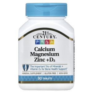 Calcium Magnesium Zinc D3 90 Tablets của 21st Century