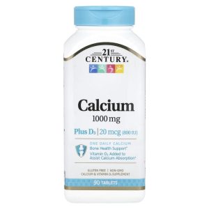 Calcium Plus D3, 90 Tablets của 21st Century