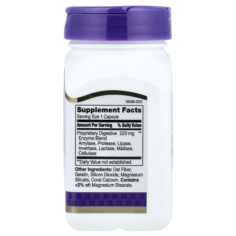 21st Century Digestive Enzymes 60 Capsules