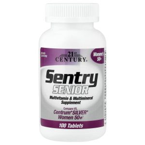 21st Century Sentry Senior Women's 50+ Multivitamin & Multimineral Supplement, 100 Tablets