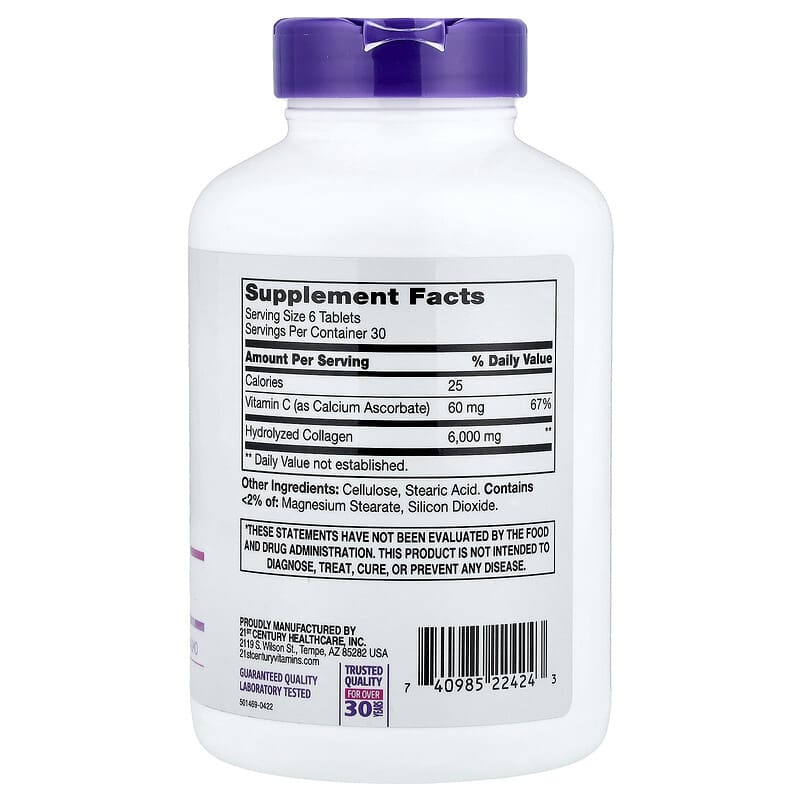 Đánh giá chi tiết Super Collagen Plus Vitamin C của 21st Century 3 21st Century Super Collagen Plus Vitamin C 180 Tablets