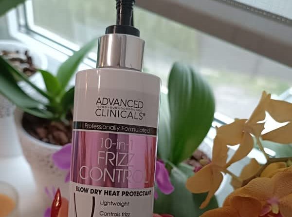 advanced clinicals 10 in 1 frizz control blow dry heat protectant for dry frizzy hair 7 5 fl oz 222 ml 2