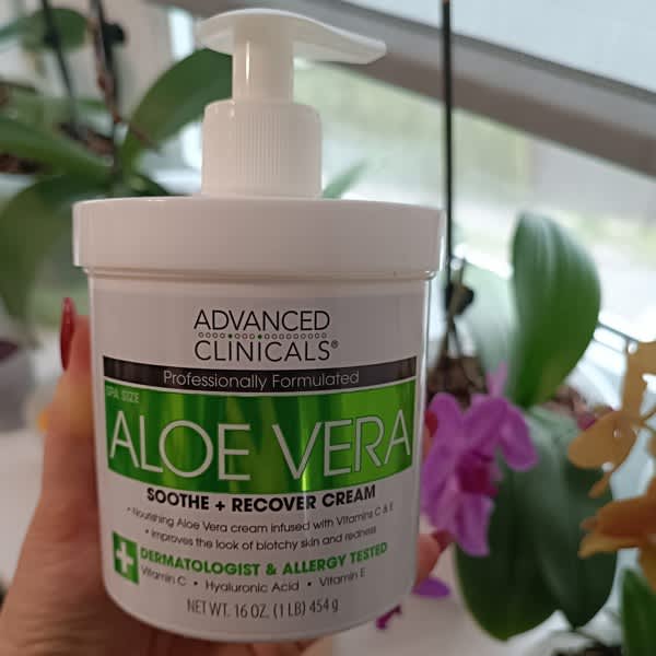 advanced clinicals aloe vera soothe recover cream 16 oz 454 g 2
