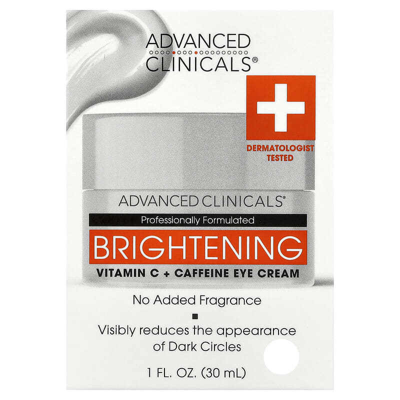 Đánh giá Advanced Clinicals Brightening Vitamin C Caffeine Eye Cream 2 Advanced Clinicals Brightening Vitamin C Caffeine Eye Cream, 1 fl oz (30 ml)