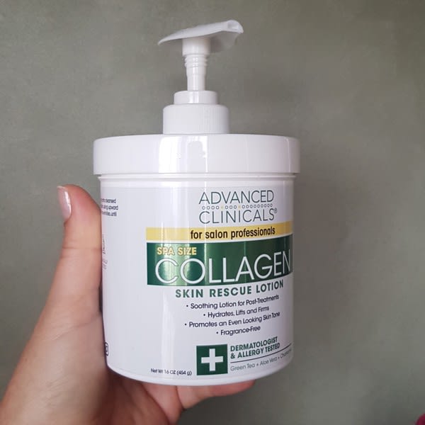advanced clinicals collagen advanced moisturizing cream 1 lb 454 g 2