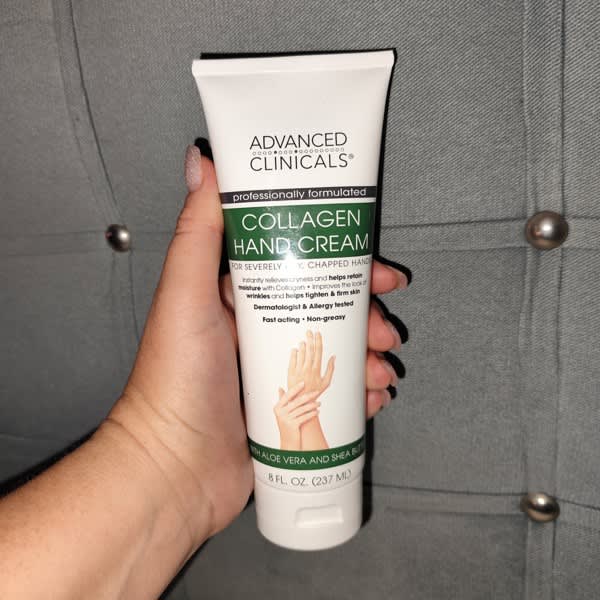 advanced clinicals collagen hand cream 8 fl oz 237 ml 2