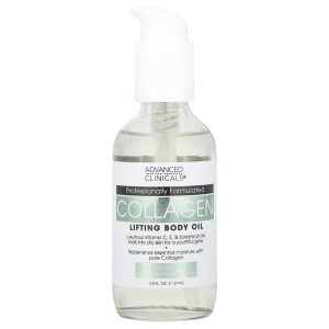 Advanced Clinicals Collagen Lifting Body Oil 3.8 fl oz (112 ml)