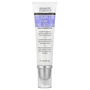 Advanced Clinicals Complete 5-in-1 Eye Serum, 2 fl oz (59 ml)