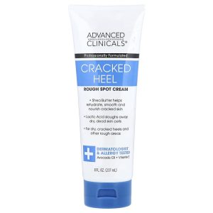 Cracked Heel Rough Spot Cream, 8 fl oz (237 ml) của Advanced Clinicals