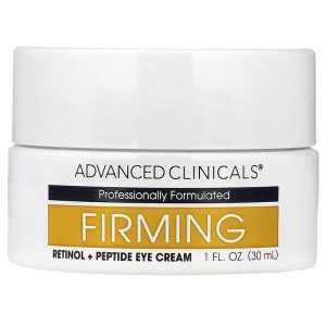 Advanced Clinicals Firming Retinol Peptide Eye Cream, 1 fl oz (30 ml)