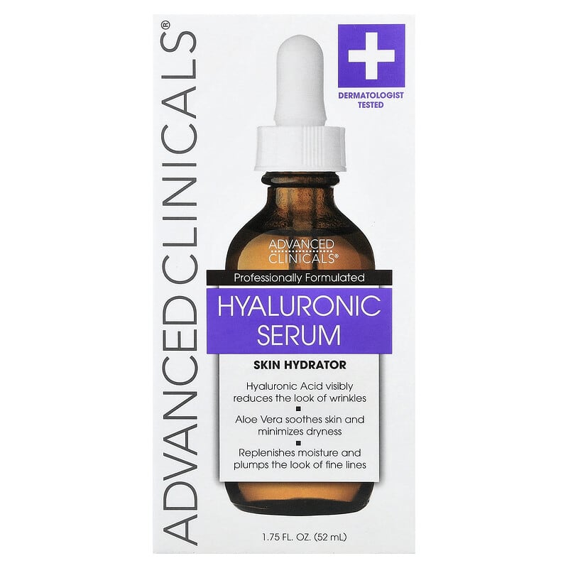 Advanced Clinicals Hyaluronic Serum 1.75 fl oz (52 ml)