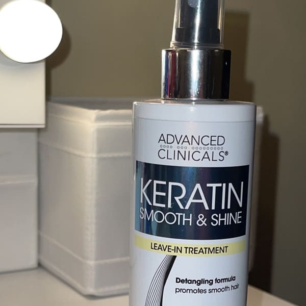 advanced clinicals keratin smooth shine leave in conditioner 8 fl oz 237 ml 2