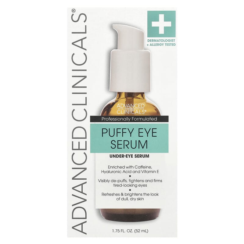 Advanced Clinicals Puffy Eye Serum, 1.75 fl oz (52 ml)