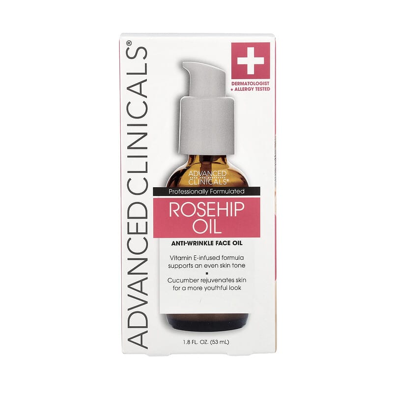 Đánh giá chi tiết Rosehip Oil của Advanced Clinicals cho làn da khỏe đẹp 2 Advanced Clinicals Rosehip Oil, 1.8 fl oz (53 ml)