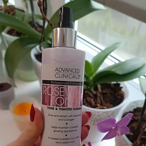 advanced clinicals rosewater toner tone tighten formula 8 fl oz 237 ml 2