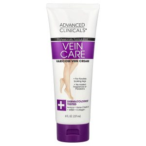 Advanced Clinicals Vein Care Varicose Vein Cream 8 fl oz (237 ml) của Advanced Clinicals