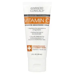 Vitamin C Advanced Brightening Cream, 2 fl oz (59 ml) của Advanced Clinicals