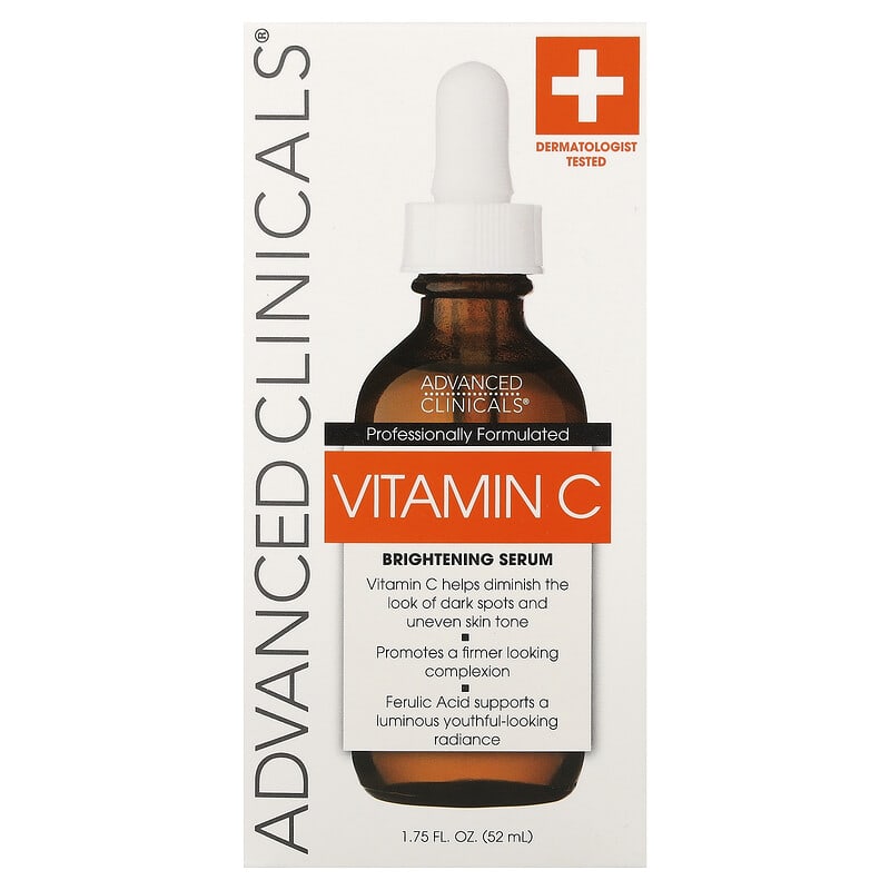 Đánh giá chi tiết Vitamin C Brightening Serum của Advanced Clinicals 2 Advanced Clinicals Vitamin C Brightening Serum 1.75 fl oz (52 ml)