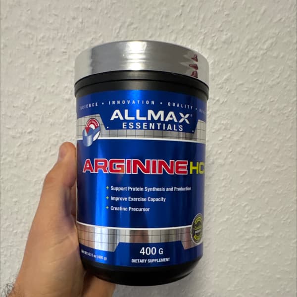 allmax essentials arginine hcl 14 11 oz 400 g 2
