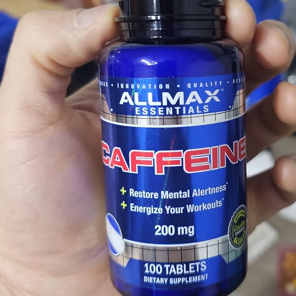 allmax essentials caffeine 200 mg 100 tablets 2
