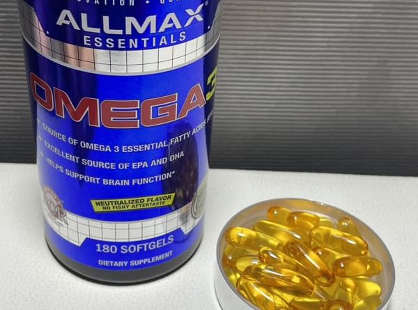 allmax essentials omega 3 180 softgels 2